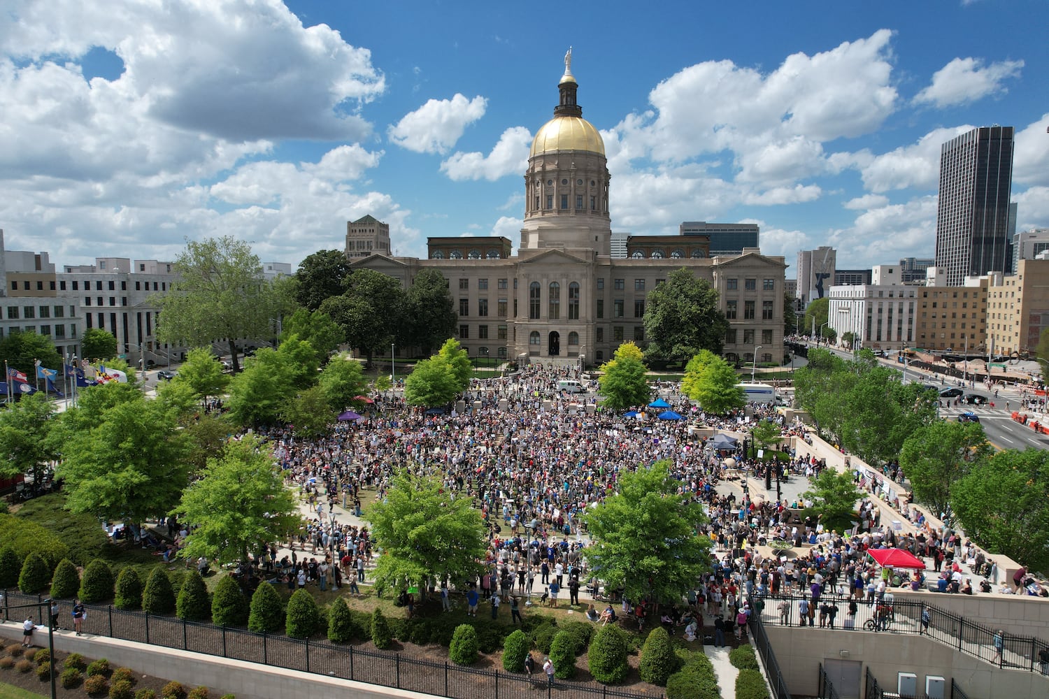 hands off rally