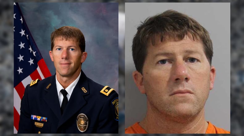 Jason DiPrima was placed on administrative leave after he was charged with soliciting prostitution Thursday in Florida, authorities said.