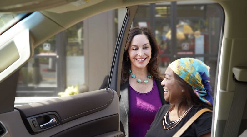 The American Cancer Society has partnered with Lyft to provide rides to people fighting cancer. That program with Lyft expands Atlanta . HANDOUT