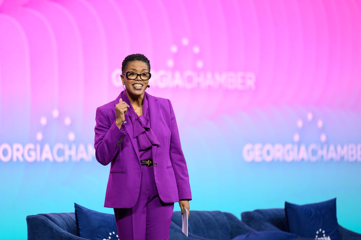 Southern Linc and Southern Telecom CEO Bentina Terry spoke at the Georgia Chamber's Women Who Lead event at Trilith Live in Fayetteville, Georgia on March 11, 2026. (Courtesy/Paul Ward for the Georgia Chamber)