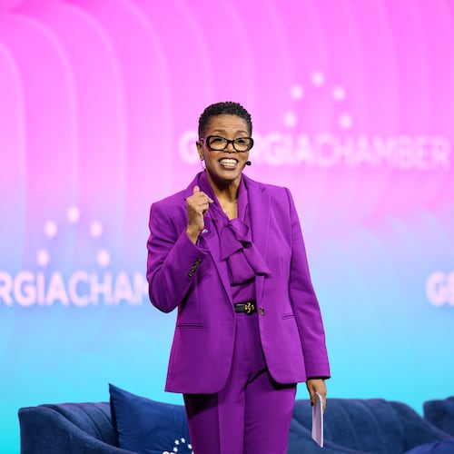 Southern Linc and Southern Telecom CEO Bentina Terry spoke at the Georgia Chamber's Women Who Lead event at Trilith Live in Fayetteville, Georgia on March 11, 2026. (Courtesy/Paul Ward for the Georgia Chamber)