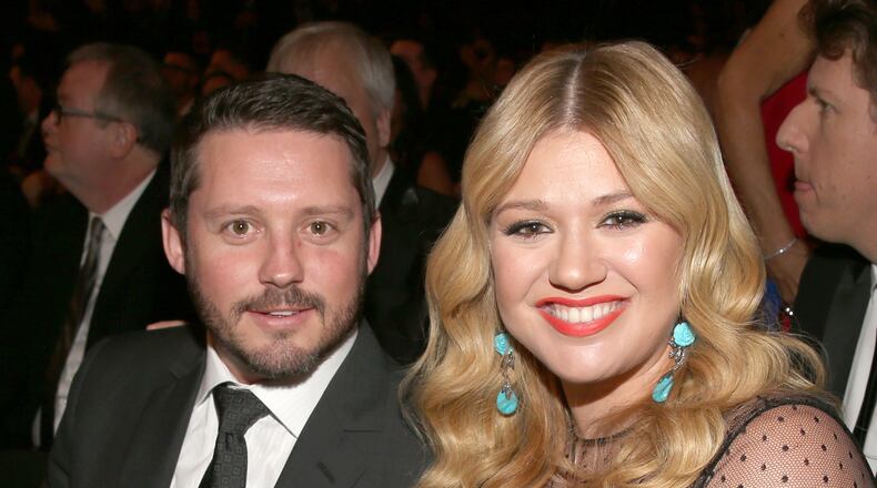 LOS ANGELES, CA - FEBRUARY 10: Singer Kelly Clarkson (R) and Brandon Blackstock attend the 55th Annual GRAMMY Awards at STAPLES Center on February 10, 2013 in Los Angeles, California. (Photo by Christopher Polk/Getty Images for NARAS) LOS ANGELES, CA - FEBRUARY 10: Singer Kelly Clarkson (R) and Brandon Blackstock attend the 55th Annual GRAMMY Awards at STAPLES Center on February 10, 2013 in Los Angeles, California. (Photo by Christopher Polk/Getty Images for NARAS)