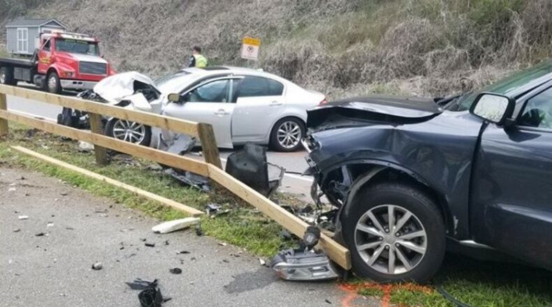 Police are investigating a head-on wreck in Roswell on Wednesday.
