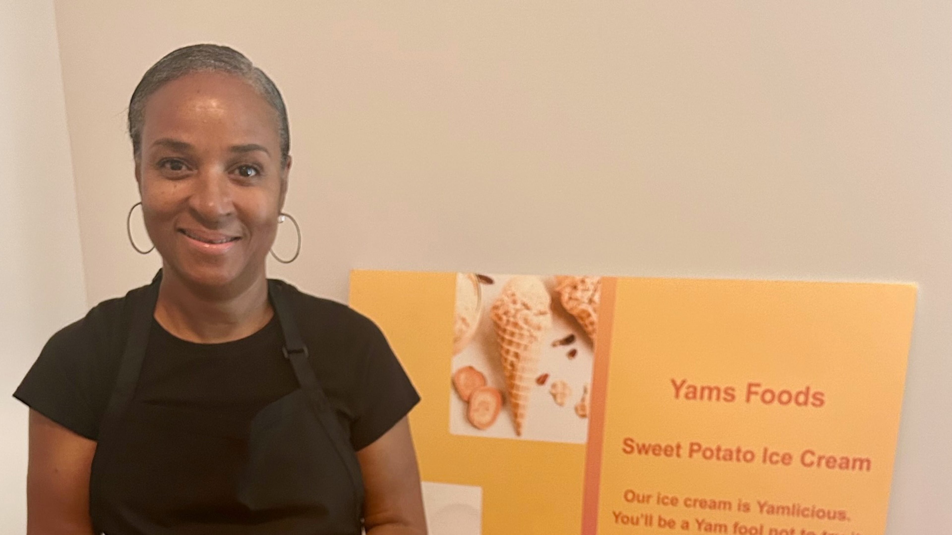 Karen Ervin of Mableton-based Yams Foods developed a recipe for sweet potato cookies and created a business based a vegetable that had been a family favorite for decades. (Courtesy of Yams Foods)