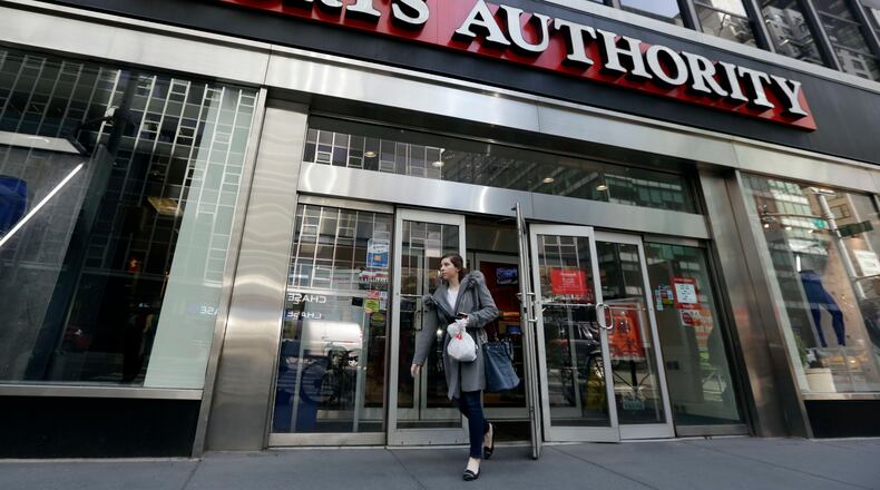 Sports Authority  had 463 stores in 41 states and Puerto Rico when it filed for bankruptcy last year. (AP Photo/Richard Drew)