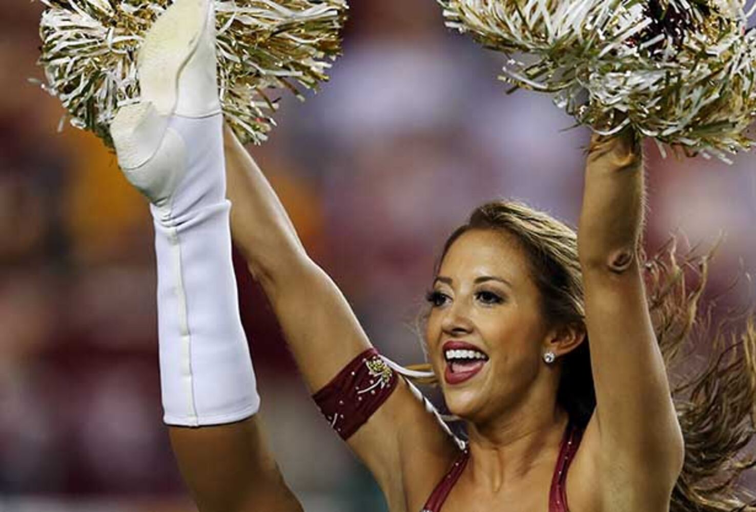 NFL cheerleaders in the preseason