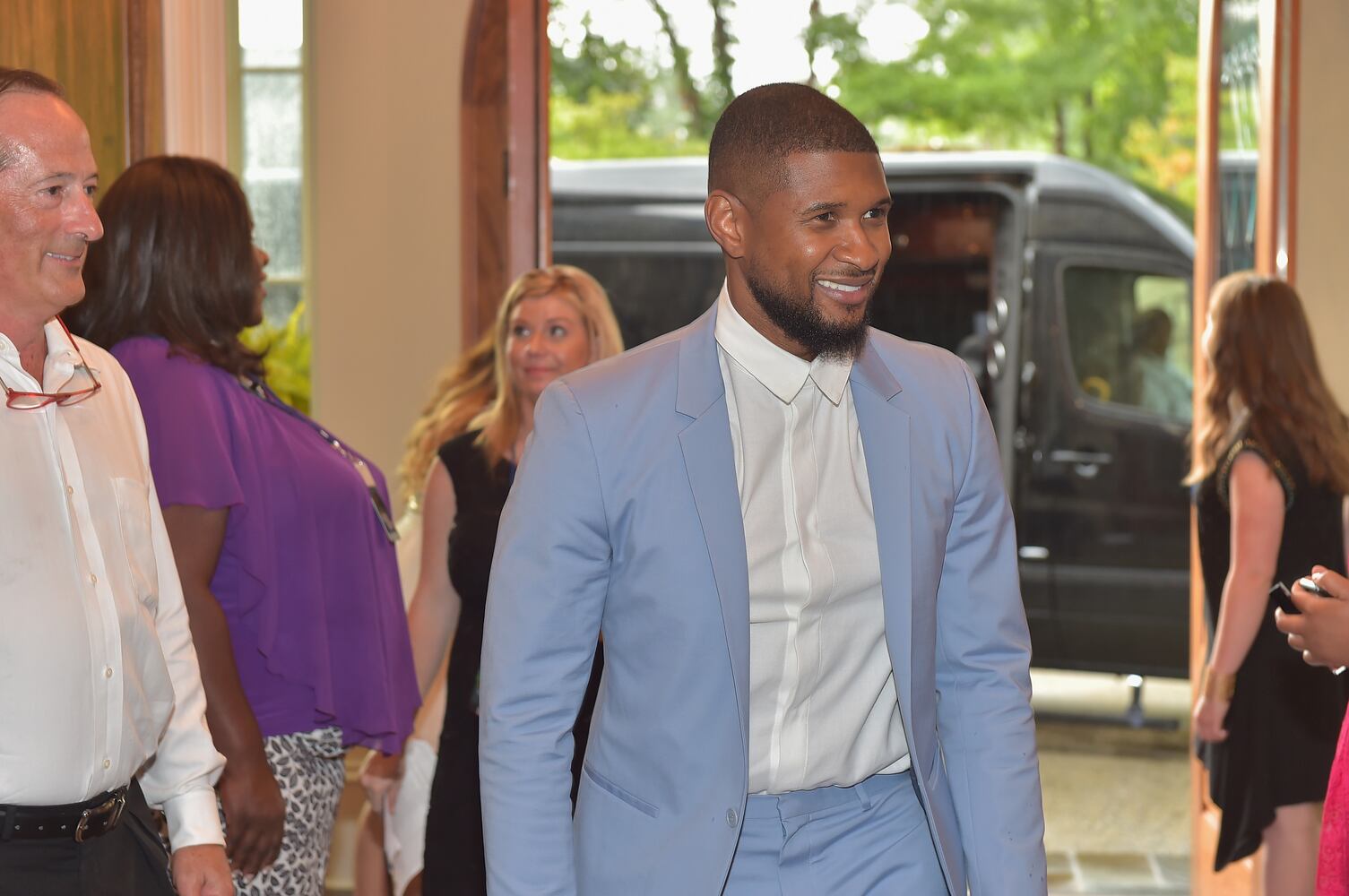 Usher's New Look Foundation reception