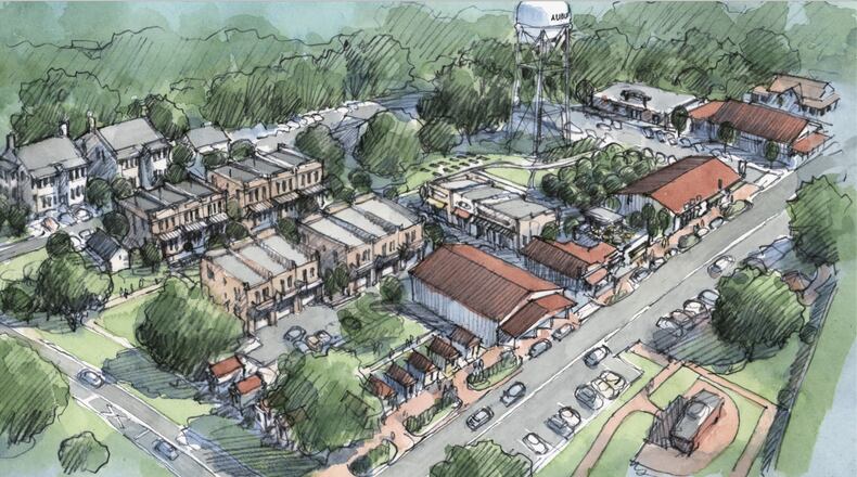 Over the next six months, TSW, an Atlanta-based planning consulting firm, will help Auburn, GA create an updated plan for downtown and surrounding areas. Here, the Aauburn Town Center Charrette. (Courtesy City of Auburn)