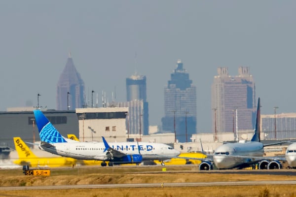 United Airlines will focus its cuts on “regional flying and domestic mainline flights” not between hubs to “maintain the integrity of our network, CEO Scott Kirby said.
(Miguel Martinez/ AJC)