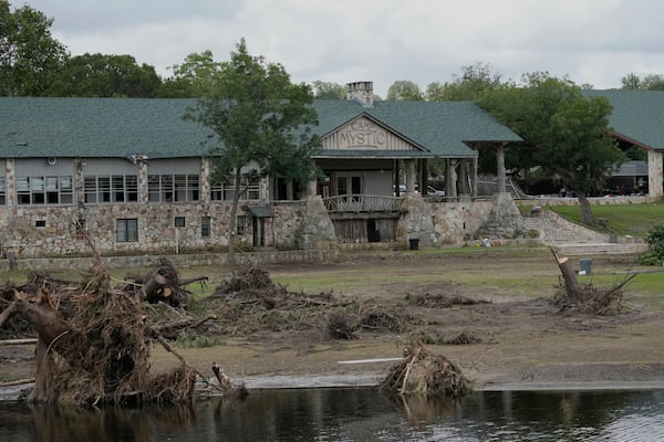 Camp Mystic is shown in Hunt, Texas on Wednesday, July 9, 2025. (AP Photo/Ashley Landis)