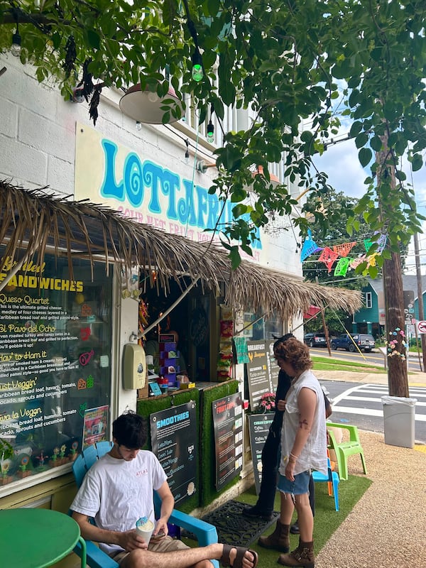 Find refreshing smoothies and fruit cups at Old Fourth Ward's Lotta Frutta. (Olivia Wakim/AJC)