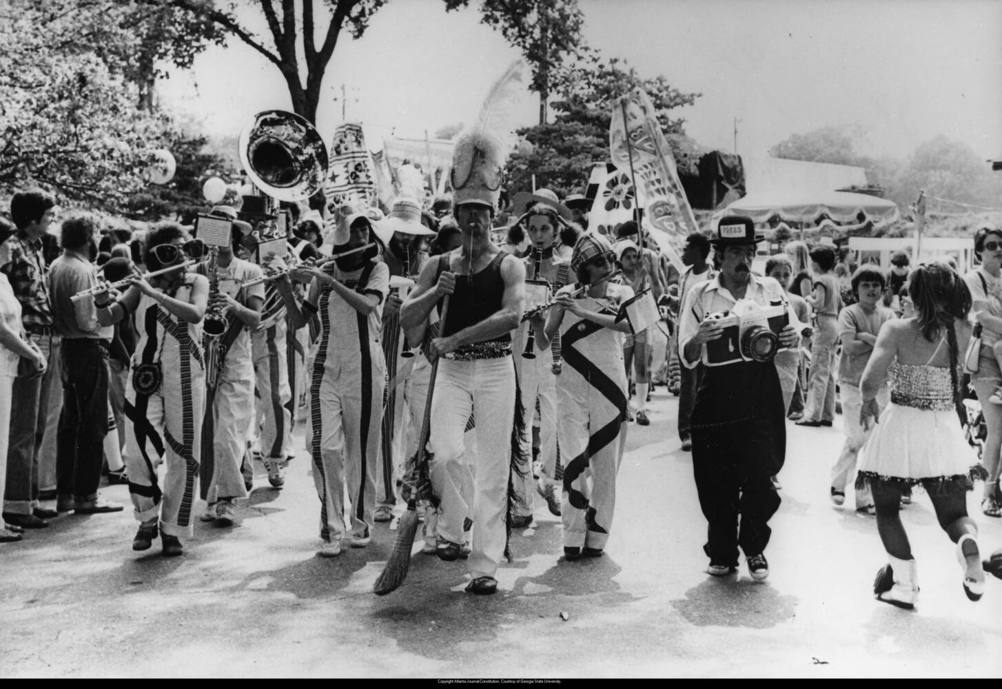Flashback Fotos: Atlanta's Seed & Feed Marching Abominable band