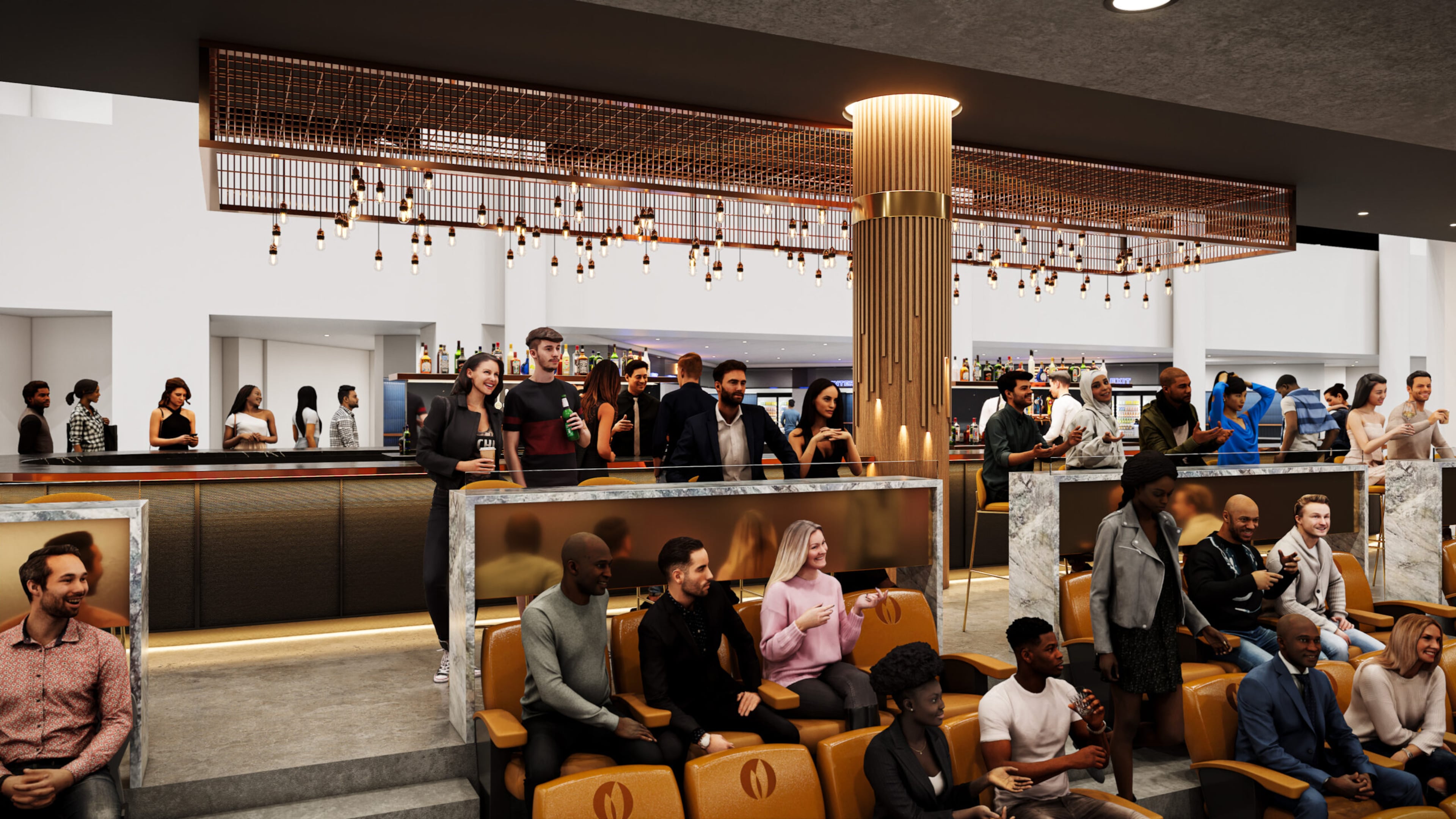 A large renovation campaign for Gas South Arena in Gwinnett County was announced in 2025, which is showcased in this rendering. (Courtesy of Gas South District)