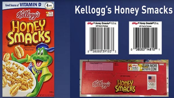 The FDA is reminding people to not consume Honey Smacks cereal, part of a June 2018 recall and linked to a salmonella outbreak.