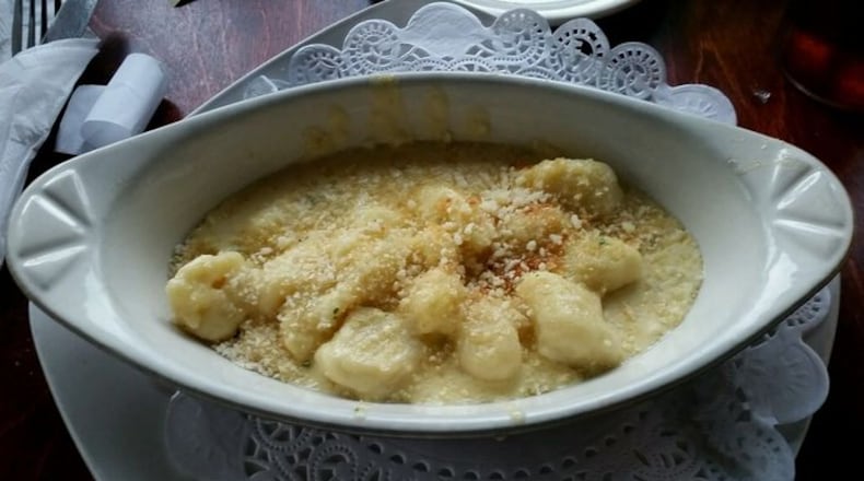 Mac-and-cheese gnocchi from Il Bacio in Lindbergh Plaza.