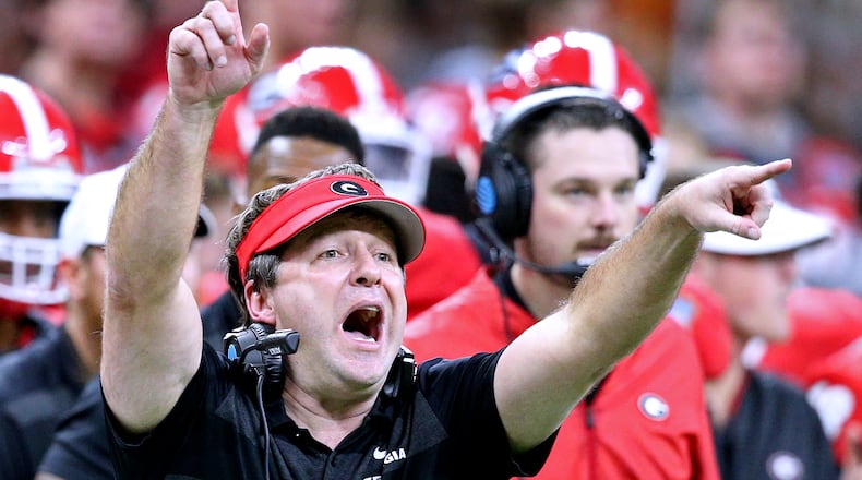 Kirby Smart took a little step back in 2019, but the next decade still looks promising for him and the Georgia Bulldogs. (Curtis Compton/ccompton@ajc.com)