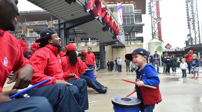 Knox Borgerding, 4, performs with Atlanta Heavy Hitters during Chop Fest on Saturday, January 19, 2019. HYOSUB SHIN / HSHIN@AJC.COM