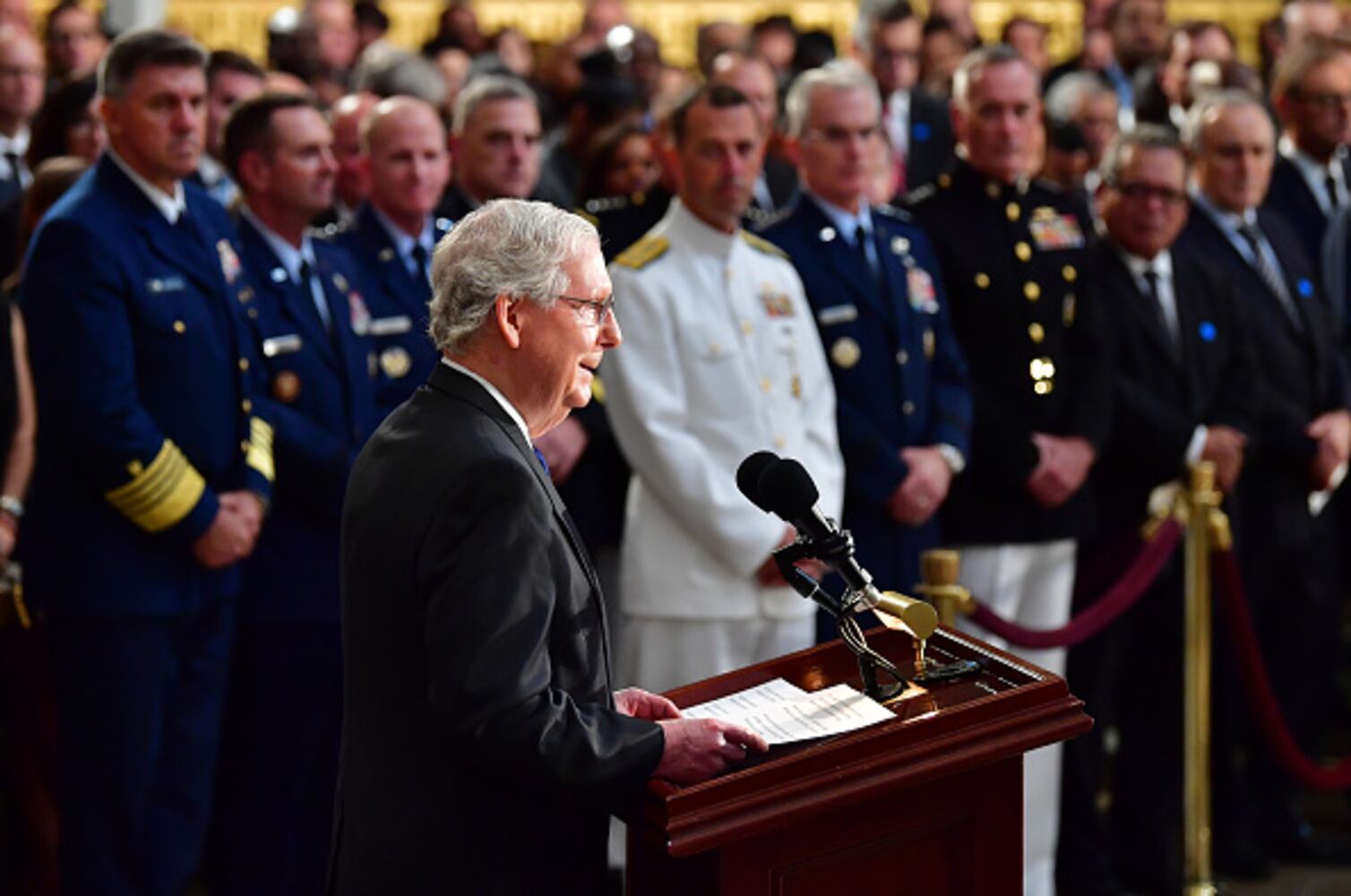 Photos: Sen. John McCain lies in state in U.S. Capitol Rotunda