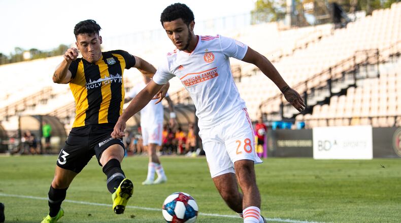 Atlanta United hosted Charleston in the fourth round of the U.S. Open Cup on Thursday at Kennesaw State. (Atlanta United)