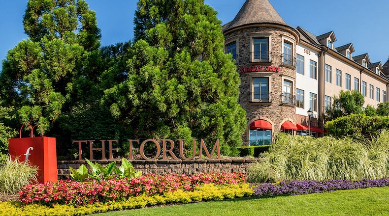 The United Peachtree Corners Civic Association will host a town hall 7 to 9 p.m. Wednesday, May 18 to discuss the vision for The Forum shopping center. (Courtesy North American Properties)