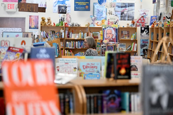 A view of Tall Tales Book Shop in the Toco Hills neighborhood. (Hyosub Shin/AJC)