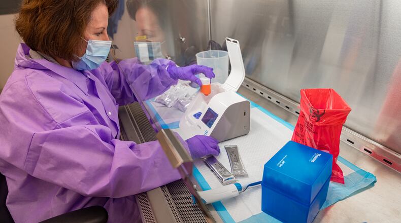 Kirsten St. George is chief of the laboratory of viral diseases at New York’s Wadsworth Center, one of the nation’s largest public health labs. In February 2020, her team quickly found problems with the Centers for Disease Control and Prevention’s original diagnostic test for covid-19. “It was extremely unfortunate that it happened at such a critical time,” she says. (New York State Department of Health)