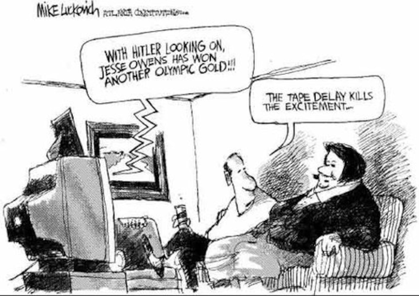 Mike Luckovich cartoons: Olympics 1996-2008