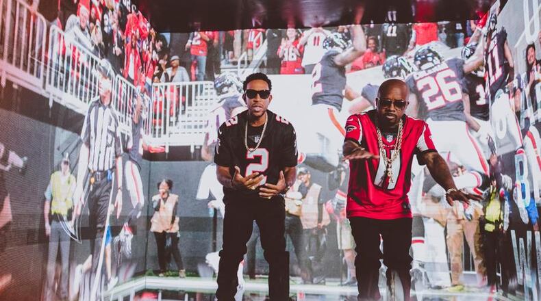 Ludacris and Jermaine Dupri have come out with an updated version of "Welcome to Atlanta" in time for Super Bowl 53 Photo: Thomas Concordia