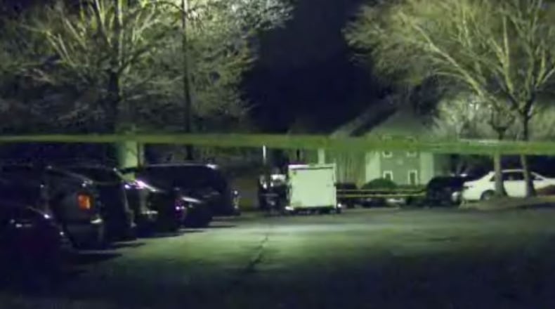 A shooting took place Wednesday night at the Sable Chase Apartments in Henry County. (Credit: Channel 2 Action News)
