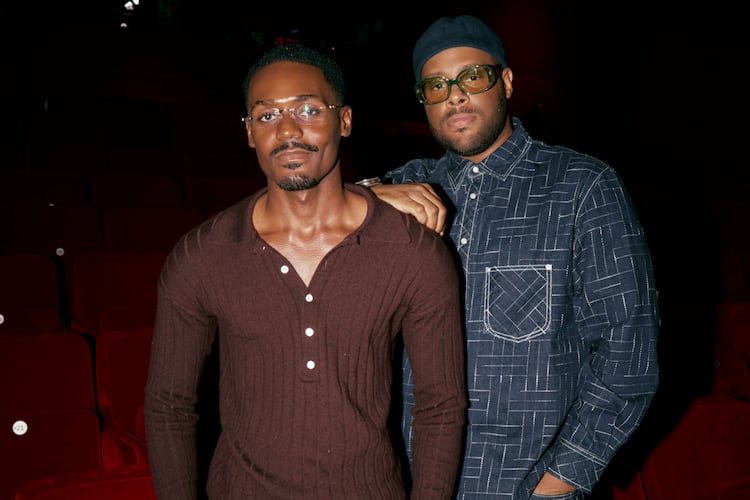 Atlanta-based fashion photographers Donté Maurice (left) and Ahmad Barber were commissioned by the High to fly to Paris and photograph the latest Viktor&Rolf collection. (Courtesy of Tone Woolfe)