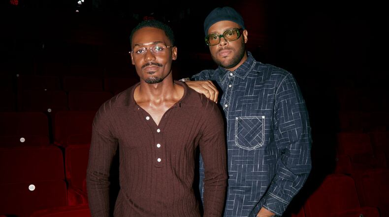 Atlanta-based fashion photographers Donté Maurice (left) and Ahmad Barber were commissioned by the High to fly to Paris and photograph the latest Viktor&Rolf collection. (Courtesy of Tone Woolfe)