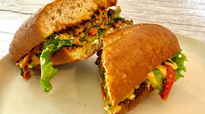 The Mushroom Chorizo Torta from the menu of Papi Ali's. / Courtesy of Papi Ali's