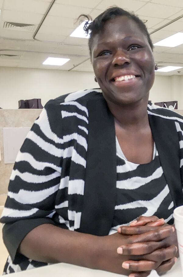 Lucretia Felder, 44, was placed in a private prison hospital in South Carolina after she was accused of attacking workers at Central State Hospital in Milledgeville. CONTRIBUTED