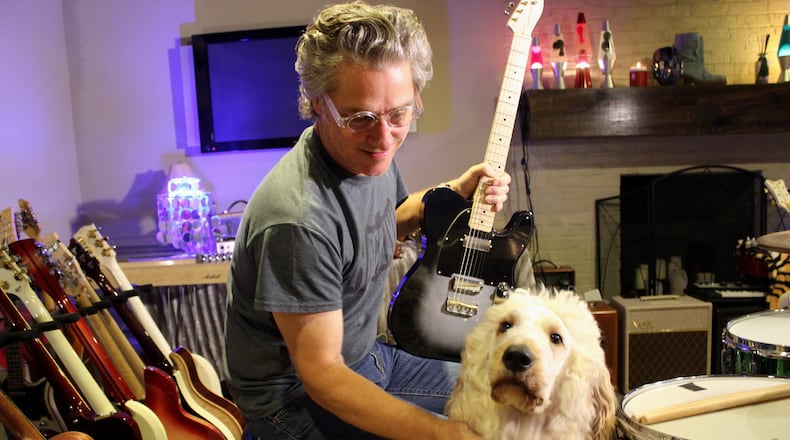 Ed Roland and his sweet pup, Trooper. Photo: Melissa Ruggieri/AJC.