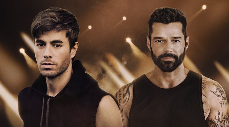 Enrique Iglesias (left) and Ricky Martin are joining superpowers for a fall arena tour.