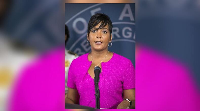Atlanta Mayor Keisha Lance Bottoms is discussing a ban on all large events in the city with Gov. Brian Kemp.