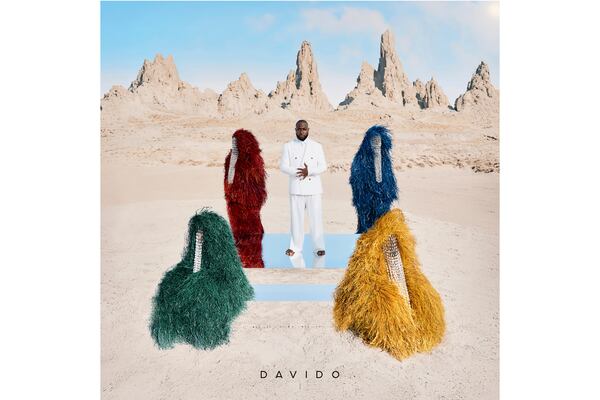 This cover image released by Sony shows 5ive" by Davido. (Sony via AP)