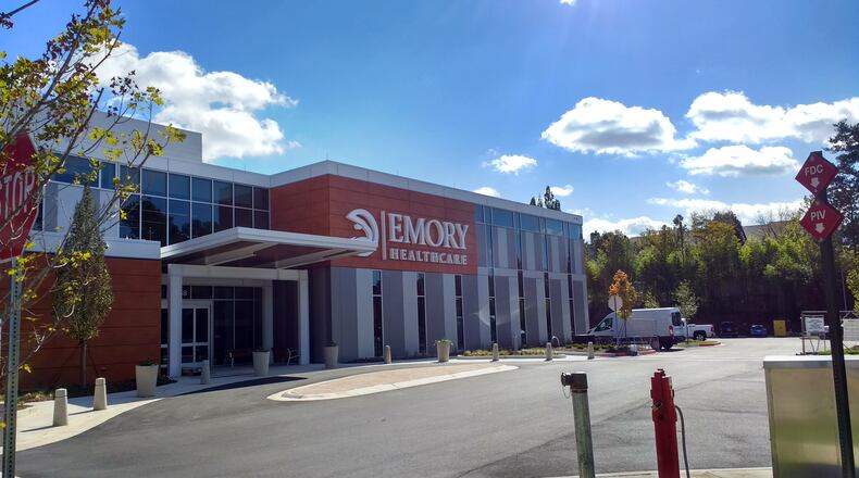 Emory Healthcare entrance.