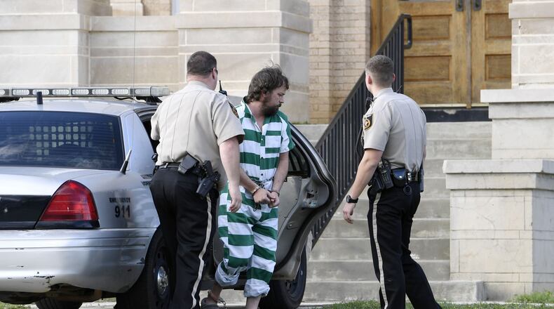 Woody Marshall/The Telegraph Ocilla, Georgia, 02/23/2017: Irwin County Deputies take Ryan Alexander Duke into the courthouse. Authorities charged Duke with murder in the puzzling disappearance of Tara Grinstead, a high school history teacher and former beauty queen who went missing nearly 12 years ago.