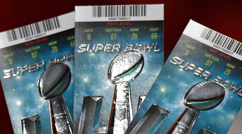 Several men have been sentenced for producing and selling fake Super Bowl tickets.