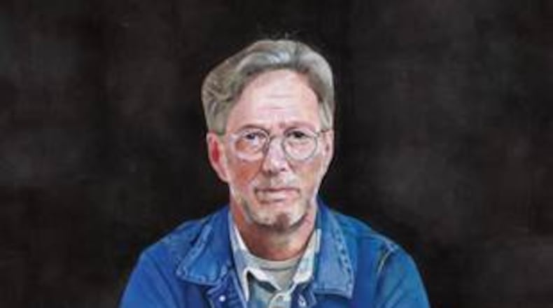 Peter Blake's Clapton portrait.