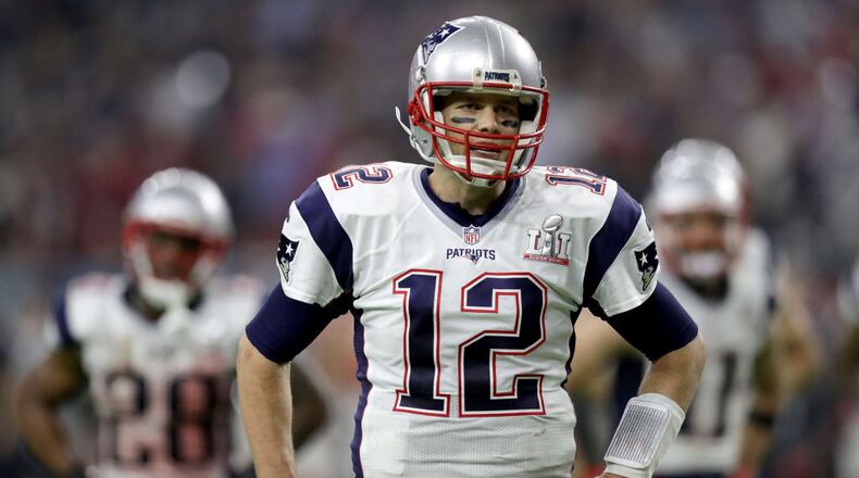Tom Brady of the New England Patriots.