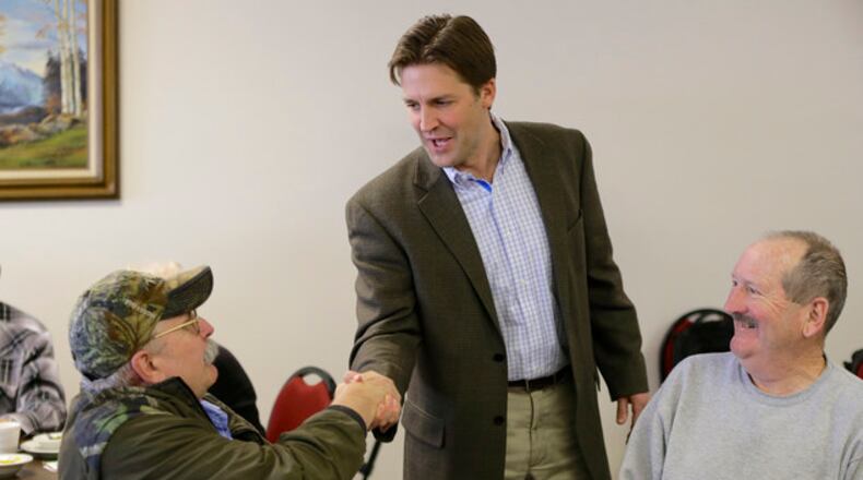 In this March 12, 2014 photo Nebraska Republican Senate candidate Ben Sasse, the president of Midland University, campaigns in Elmwood, Neb. Nebraska, home of nice-guy politics, is a new front in the bitter national struggle inside the Republican Party between established leaders determined to maintain control and right-wing insurgents trying to change the partys direction. Tea party groups are endorsing Sasse and party powerbrokers including Senate Minority Leader Mitch McConnell and his allies are quietly backing his opponent, Shane Osborn, and steering the majority leaders donors his way. (AP Photo/Nati Harnik) Ben Sasse, Republican of Nebraska, campaigned for a U.S. Senate seat last fall by promising to repeal and replace ObamaCare.