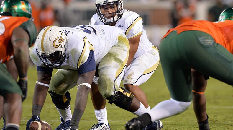 Tech quarterback Justin Thomas has 663 passing and 470 rushing yards so far this season.