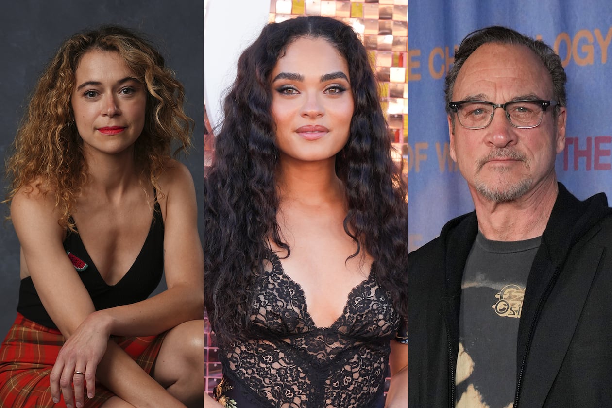 A new horror thriller "Green Bank" is shooting in Atlanta featuring a cast that includes Tatiana Maslany, Brittany O'Grady and Jim Belushi. (AP)