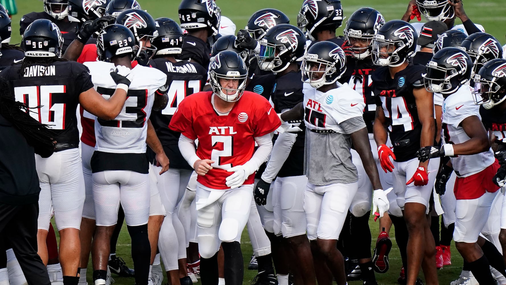 Falcons practice