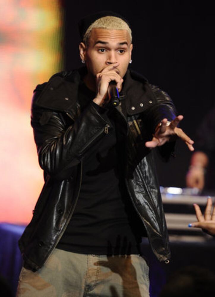 Chris Brown promotes 'F.A.M.E.' on BET