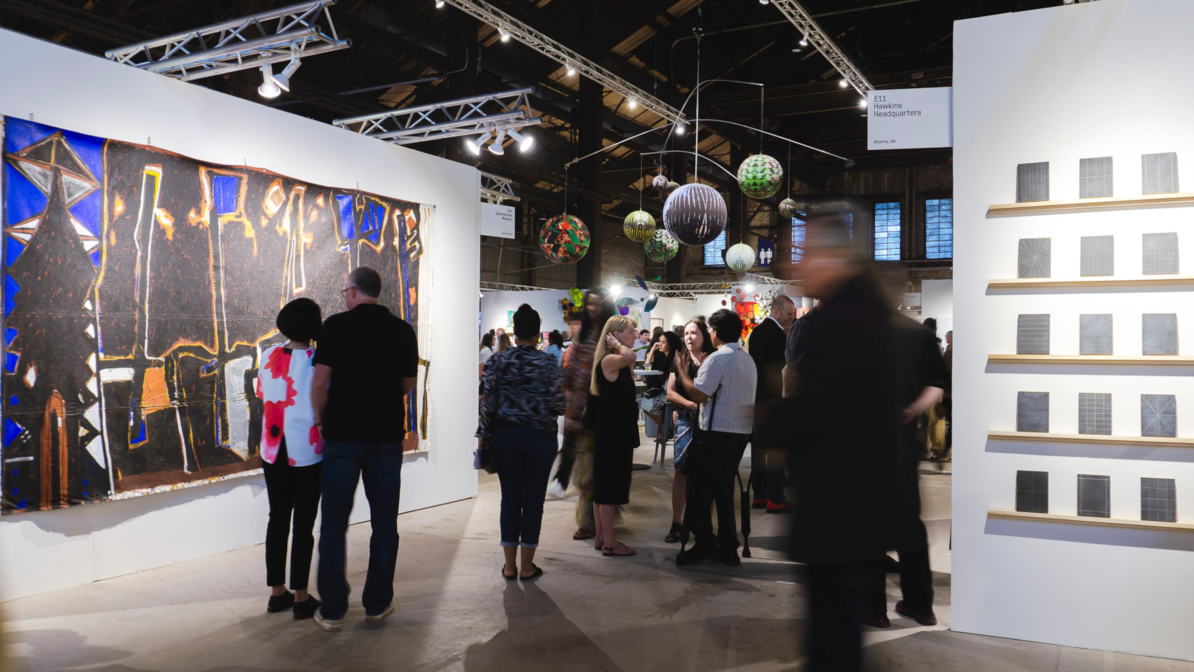 The inaugural Atlanta Art Fair was last year, and the 2025 edition opens Thursday at Pullman Yards in Atlanta. (Courtesy of Art Market Productions)