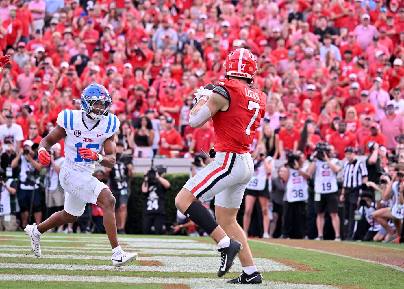 Georgia vs Ole Miss football
