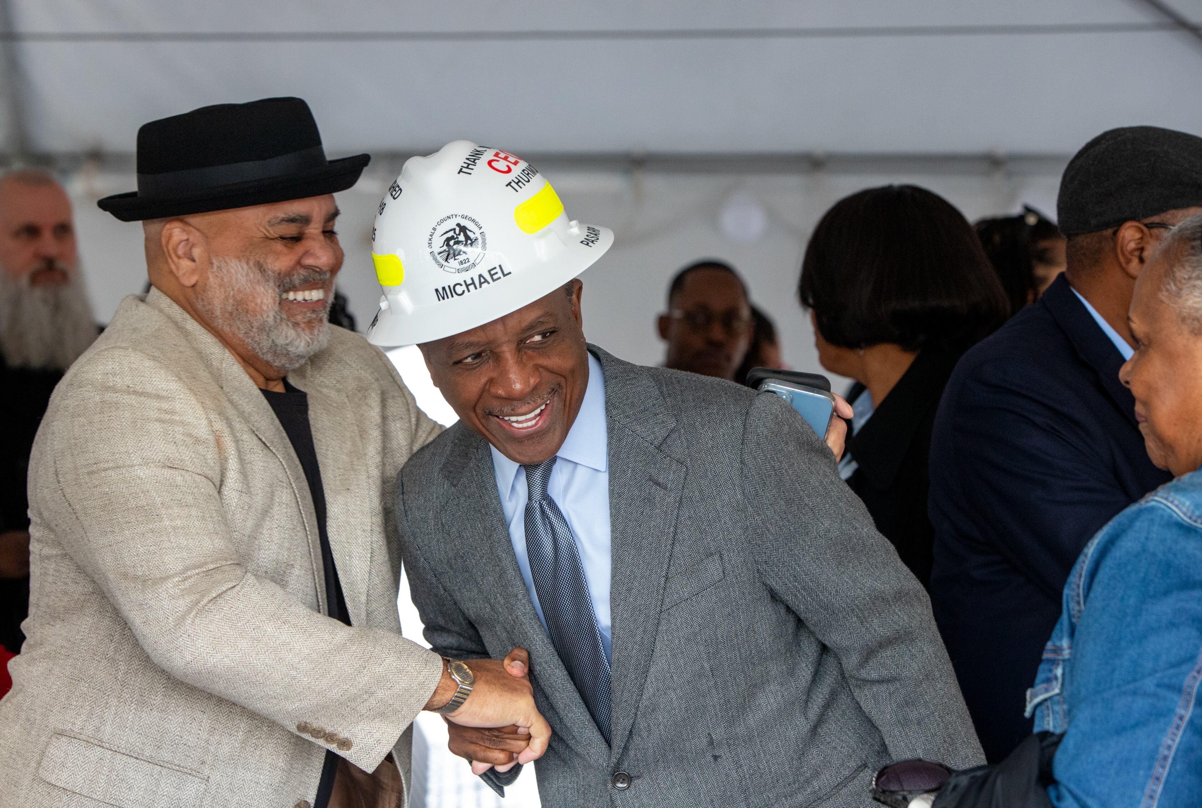 Michael Thurmond attended his final event as the DeKalb County CEO in late December. He is now a Democratic candidate for governor.